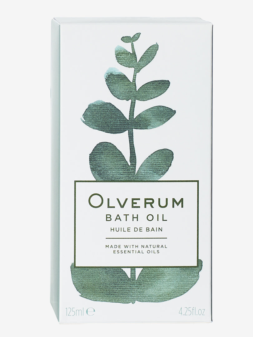 Olverum Bath Oil 125ml - Relaxing Aromatherapy Essential Oil for Stress Relief & Muscle Relaxation - Perfect for Spa, Bath, and Self-Care Rituals