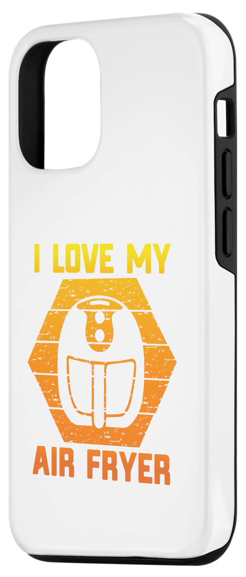 Funny Low Carb Cooking Quote iPhone 12/12 Pro Case - 'I Love My Air Fryer' Protective Phone Cover for Cooking Enthusiasts | Perfect for Kitchen, Gym & Daily Use