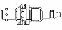 241251-000 Triaxial Solder Connector ST Cable Mount RCP Automotive - High Performance Electrical Connection for Car Audio Systems and Vehicle Electronics