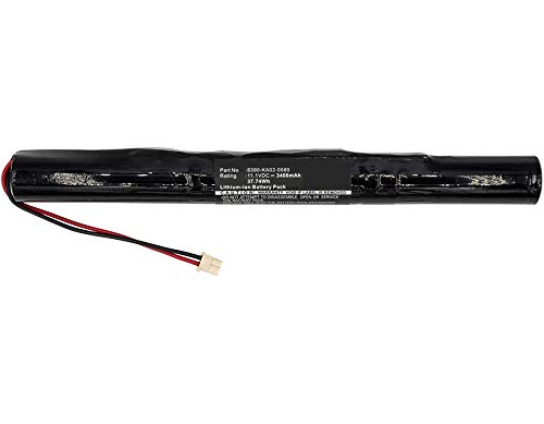 Synergy Digital Replacement Battery for Jawbone 8390-KA02-0580 Speaker - 11.1V 3400mAh Li-ion High Capacity Battery Compatible with Jawbone J200/ICR18650F1L - Perfect for Home, Office, and Outdoor Portable Audio Use