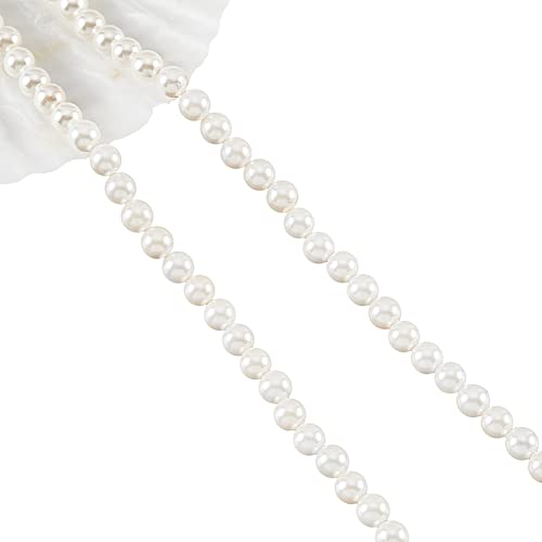 120 Pcs-Antique White-6mm