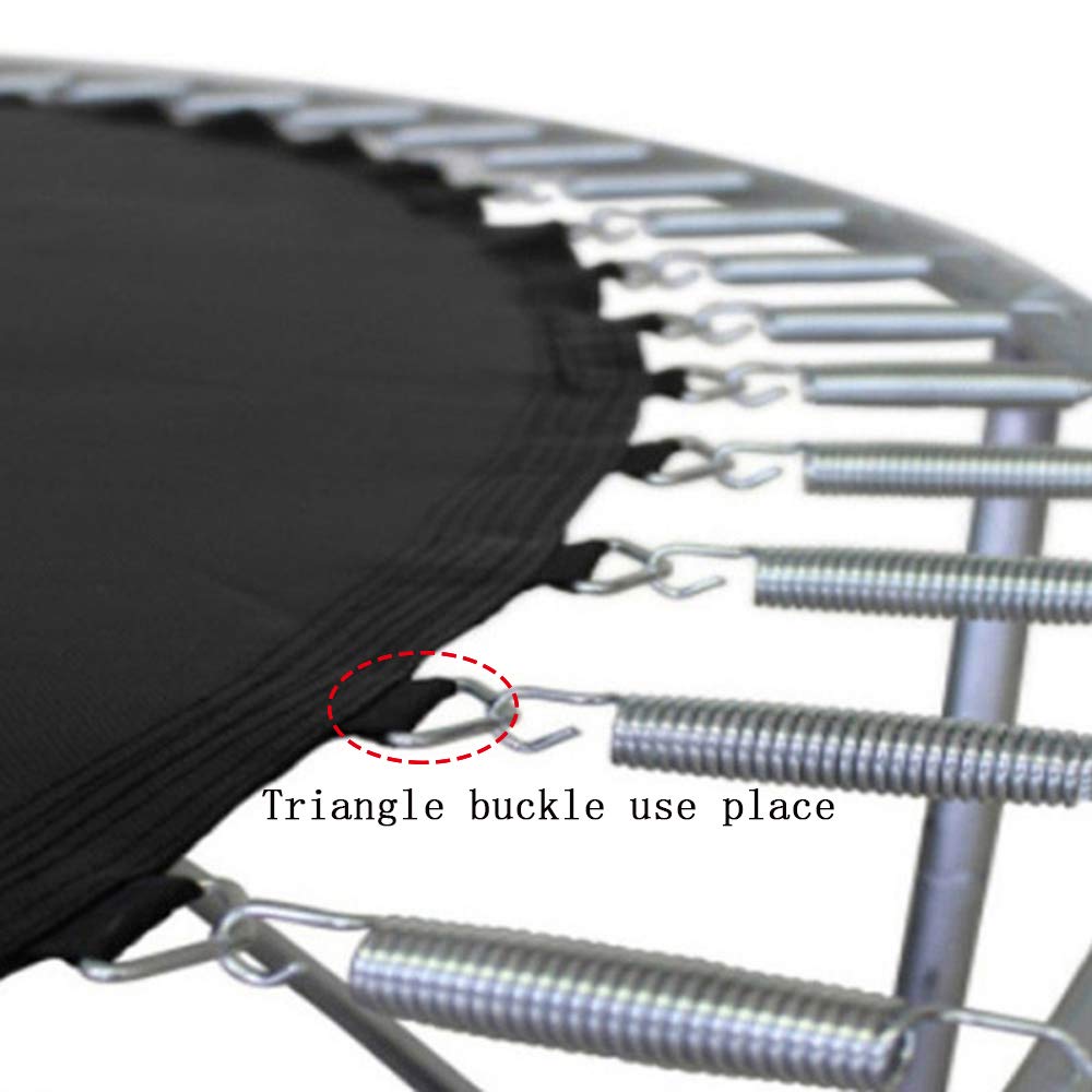 Premium Trampoline Replacement Springs (87-260mm) - Heavy Duty Jumping Mat Accessories with Triangle Buckle for Backyard Trampoline Safety & Maintenance - Perfect for Home, Gym & Outdoor Recreation