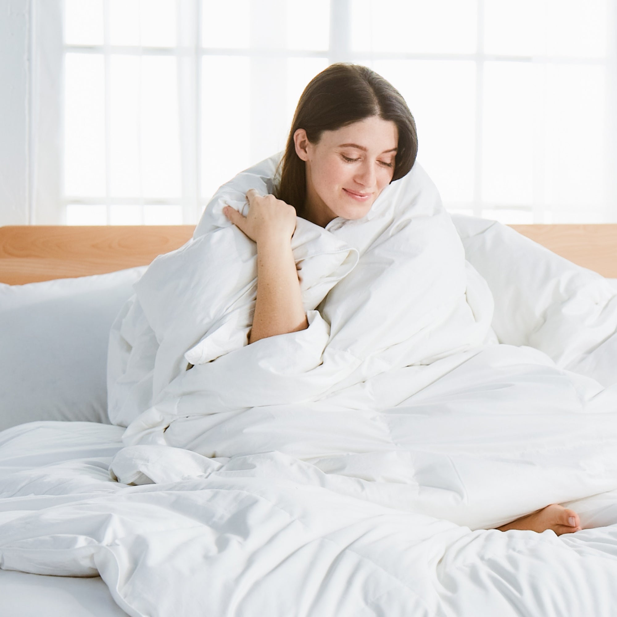 Premium White Goose Down Duvet Insert - All-Season Hypoallergenic Comforter for Bedroom, Hotel & Guest Room - Soft & Lightweight for Ultimate Comfort