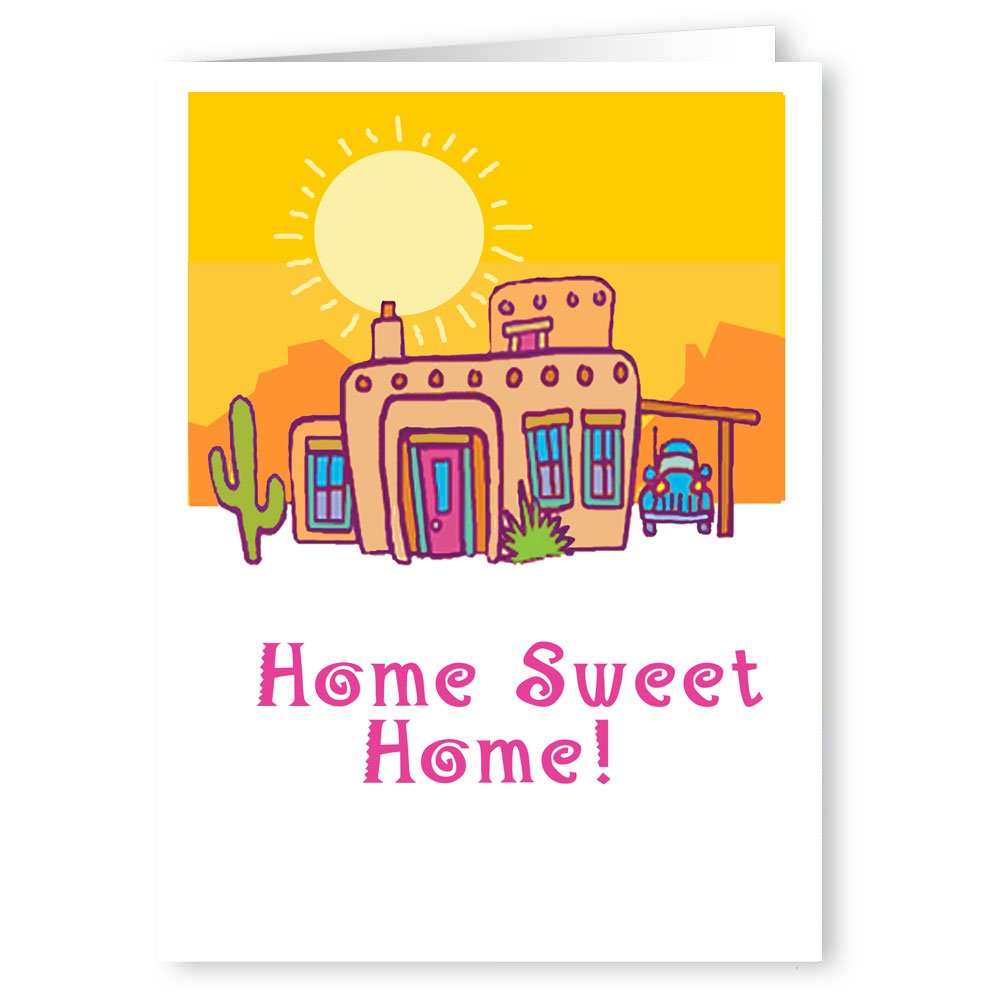Personalized Home Sweet Home New Address Card Pack - 24 Custom Moving Announcement Cards (Western Style) | Perfect for Housewarming Parties, New Home Gifts & Change of Address Notifications