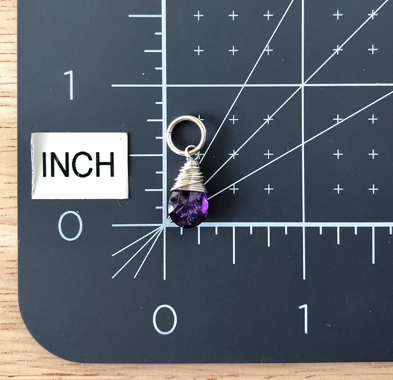 Amethyst Charm for Necklace & Bracelet - February Birthstone 925 Sterling Silver Pendant - Elegant Birthday Gifts for Women, Girls, Wife - Perfect for Valentine's Day, Anniversary & Special Occasions