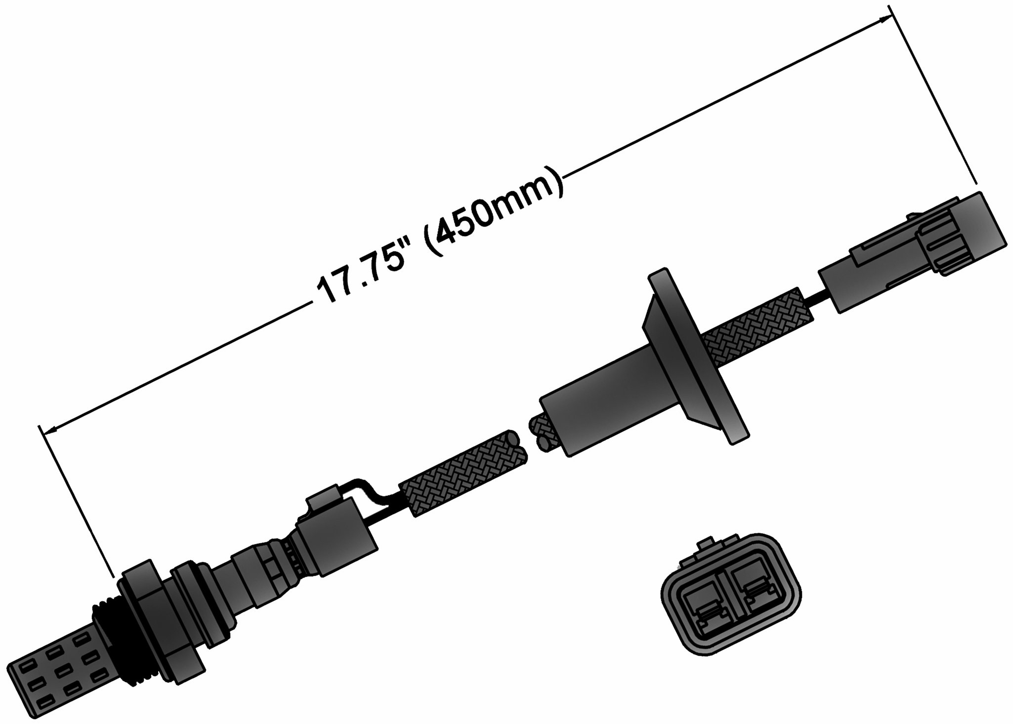 ACDelco Professional 213-1209 Oxygen Sensor - Universal Fit for GM Vehicles - Improves Fuel Efficiency & Engine Performance - Perfect for Chevy, GMC, Buick, Cadillac Models