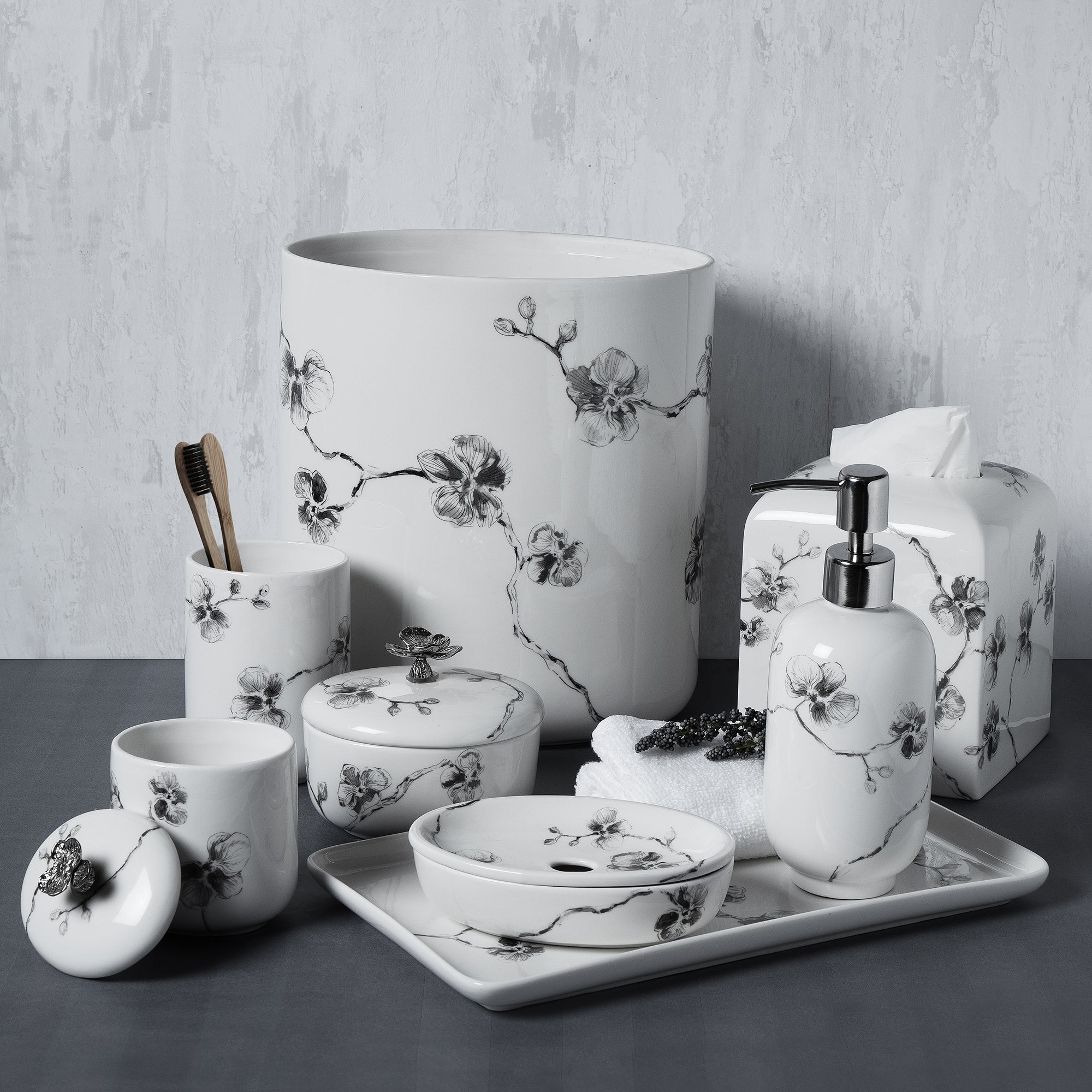 Black Orchid Bath Collection - Luxurious Bath & Body Set for Relaxation & Self-Care - Perfect for Spa Nights, Gift Giving & Home Relaxation