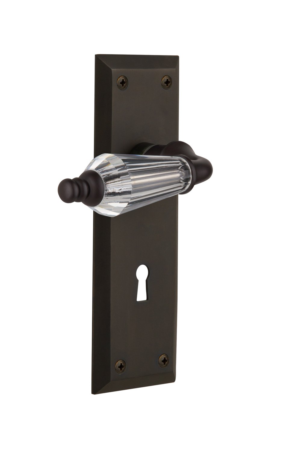 Nostalgic Warehouse New York Vintage Keyhole Parlor Lever Door Handle - 2.375