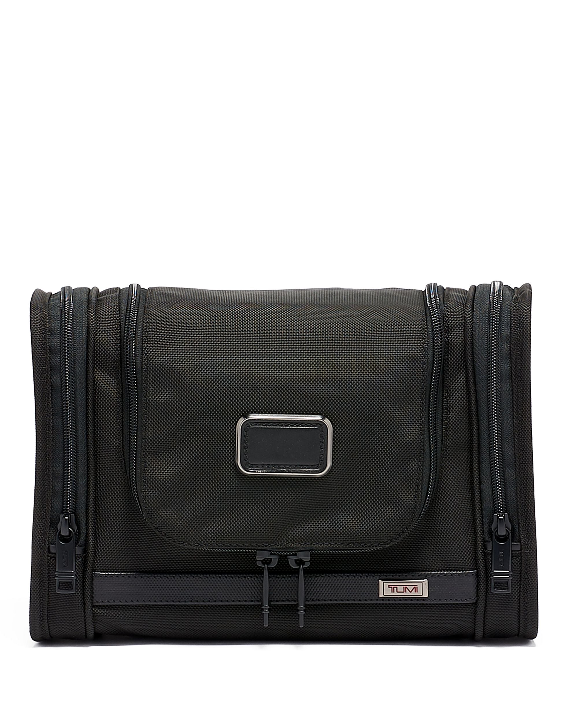 Tumi Alpha Hanging Travel Kit - Premium Men's Toiletry Bag for Business Travel & Weekend Getaways - Perfect for Toiletries, Grooming Essentials & Travel Accessories Organization