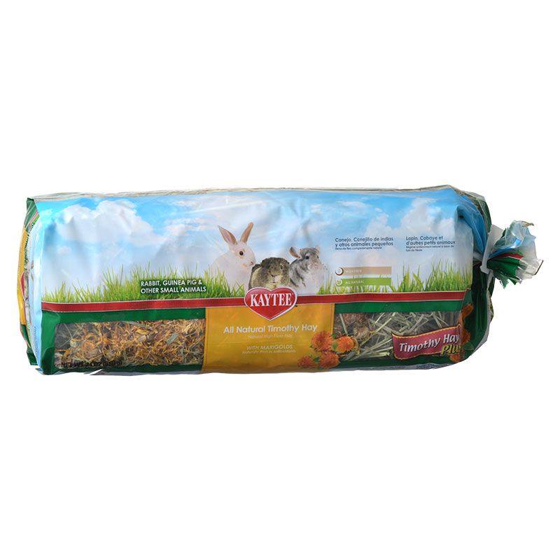 Premium Timothy Hay with Marigolds - 24oz Natural Rabbit Food for Small Pets | Nutritious Forage for Rabbits, Guinea Pigs & Chinchillas | Perfect for Daily Feeding & Dental Health