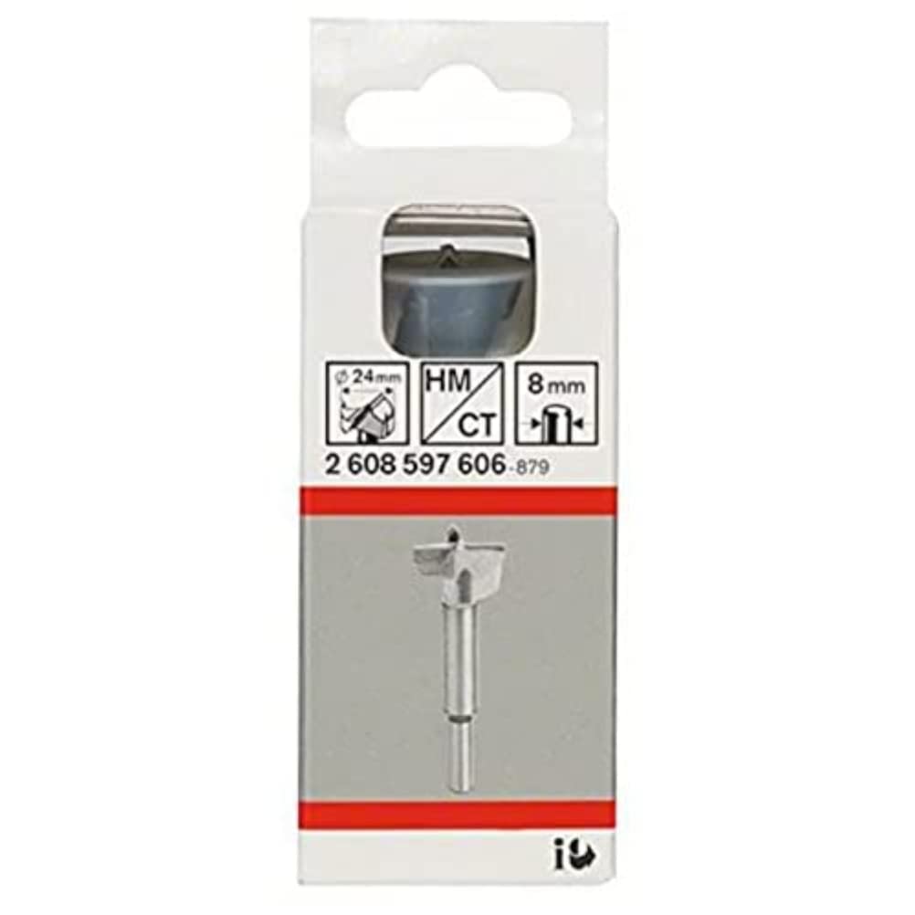 Bosch 2608597606 24mm Forstner Drill Bit - Premium Woodworking Tool for Smooth, Clean Holes in Furniture & Cabinetry