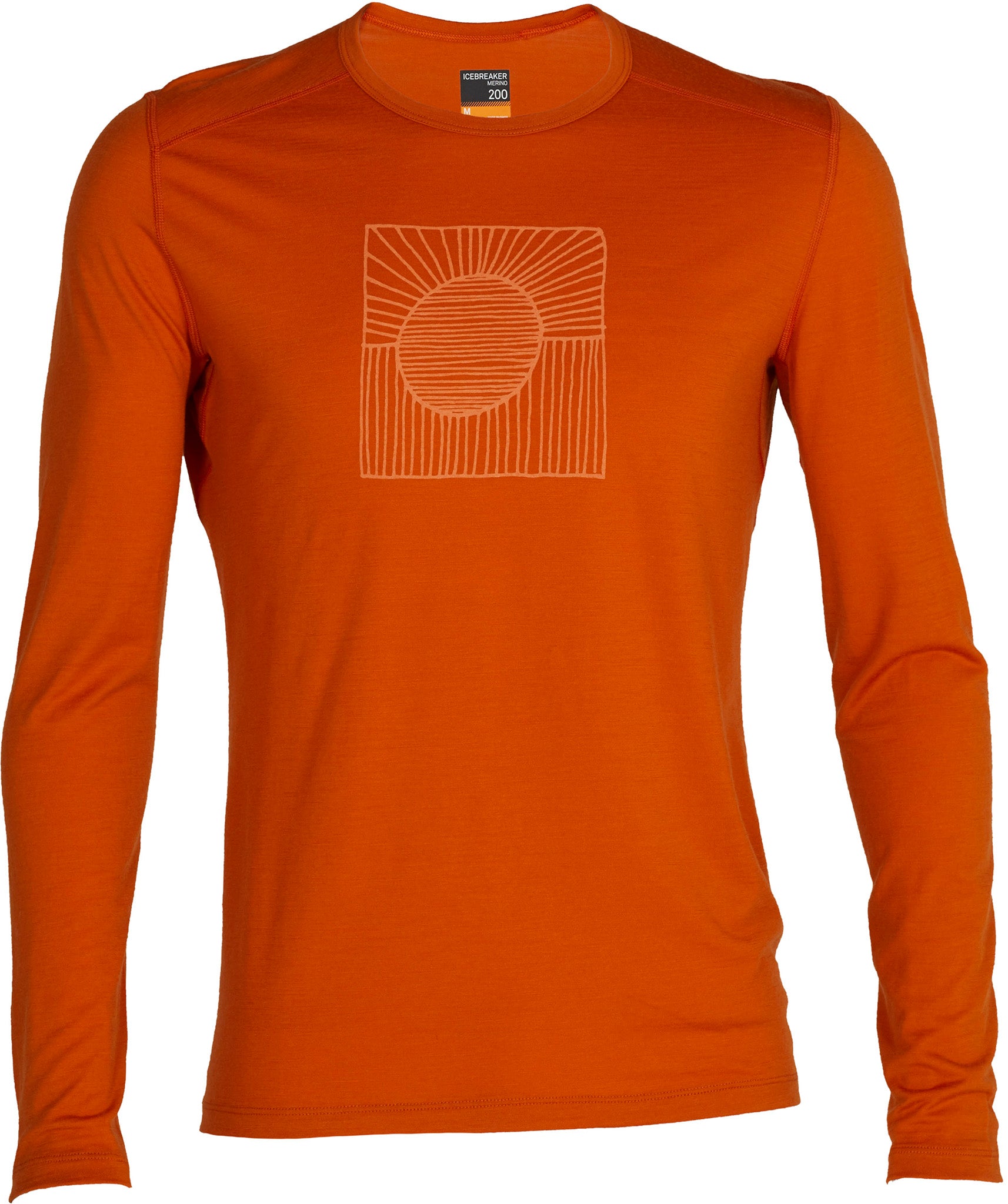 200 Oasis Solar LS Crew Base Layer for Men - Moisture-Wicking Thermal Underwear for Hiking, Skiing & Outdoor Activities