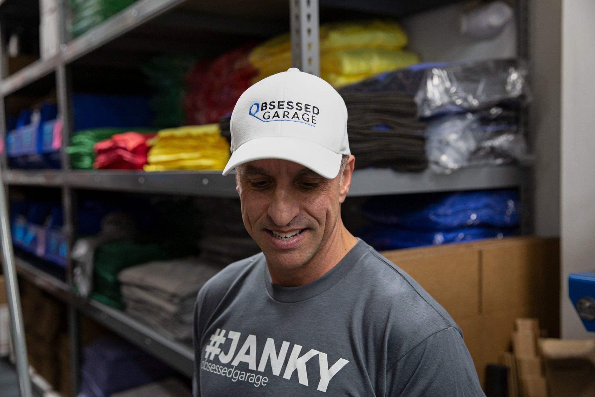 Obsessed Garage Logo Hat - Premium Adjustable Baseball Cap for Car Enthusiasts - Perfect for Car Shows, Racing Events & Outdoor Activities