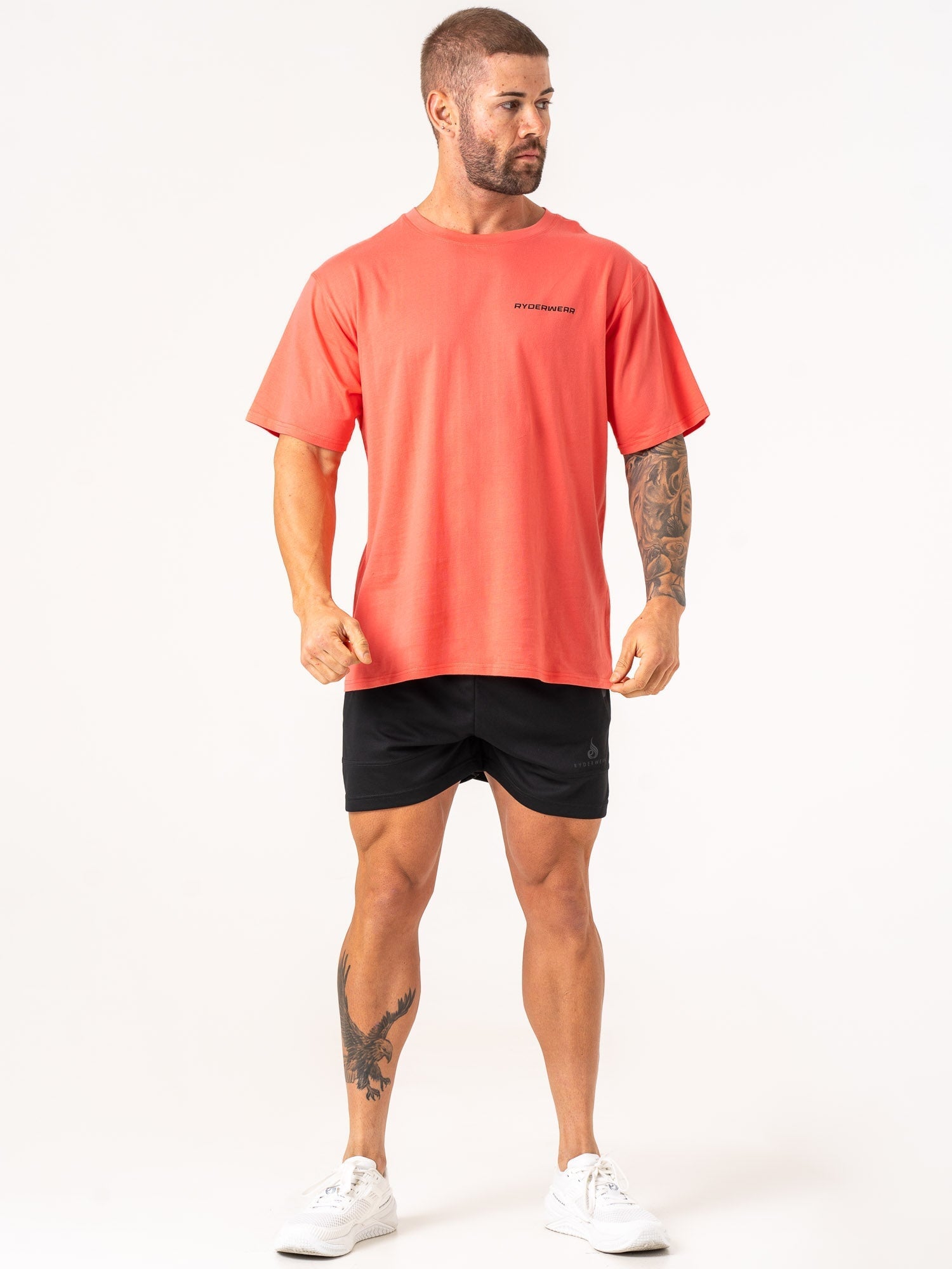 Energy Oversized T-Shirt for Women - Soft Coral Cotton Tee | Comfortable Loungewear & Casual Streetwear