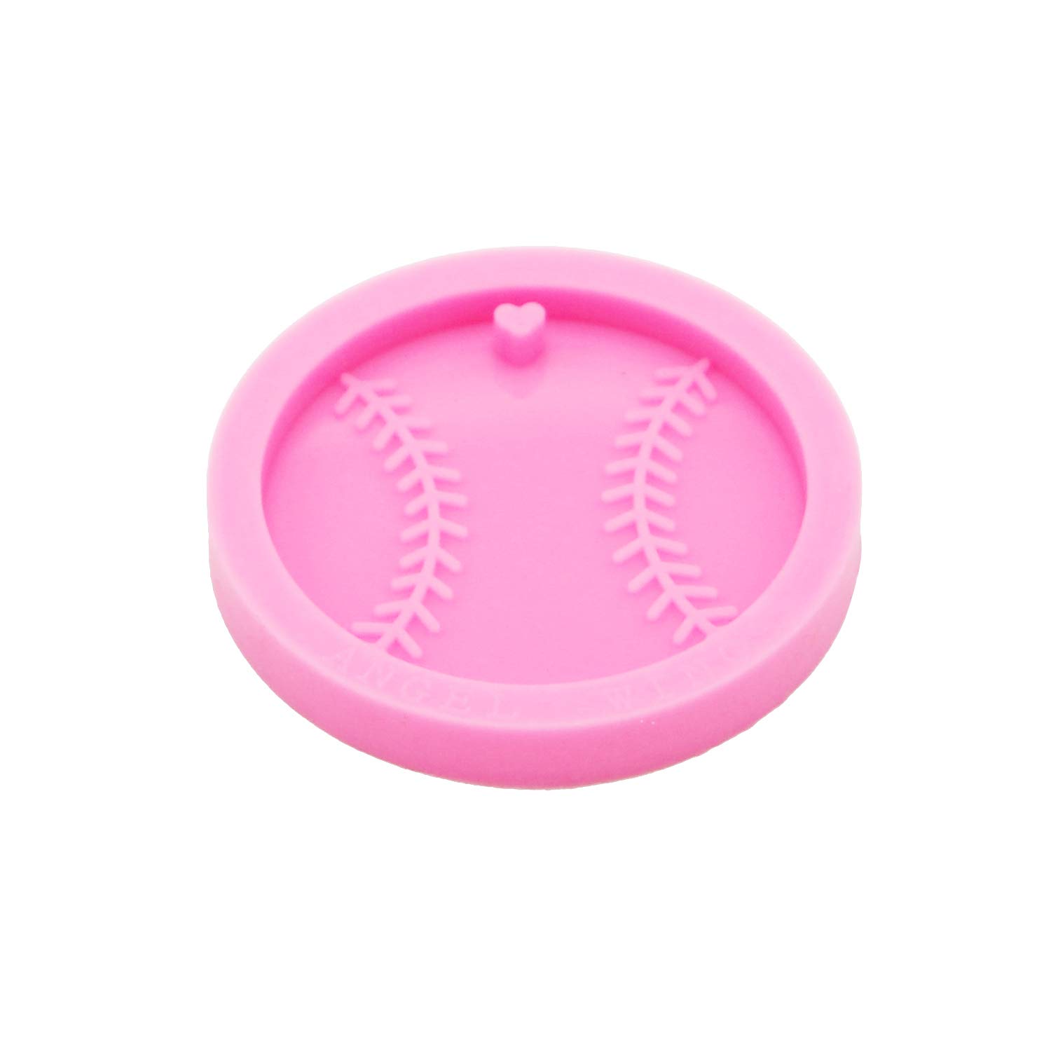 Super Shiny Baseball Silicone Mold for Resin Keychains - Round Ball Shape Epoxy Craft Molds for Resin Casting, Polymer Clay & Key Ring Pendant Making - Perfect for DIY Sports Gifts & Craft Projects