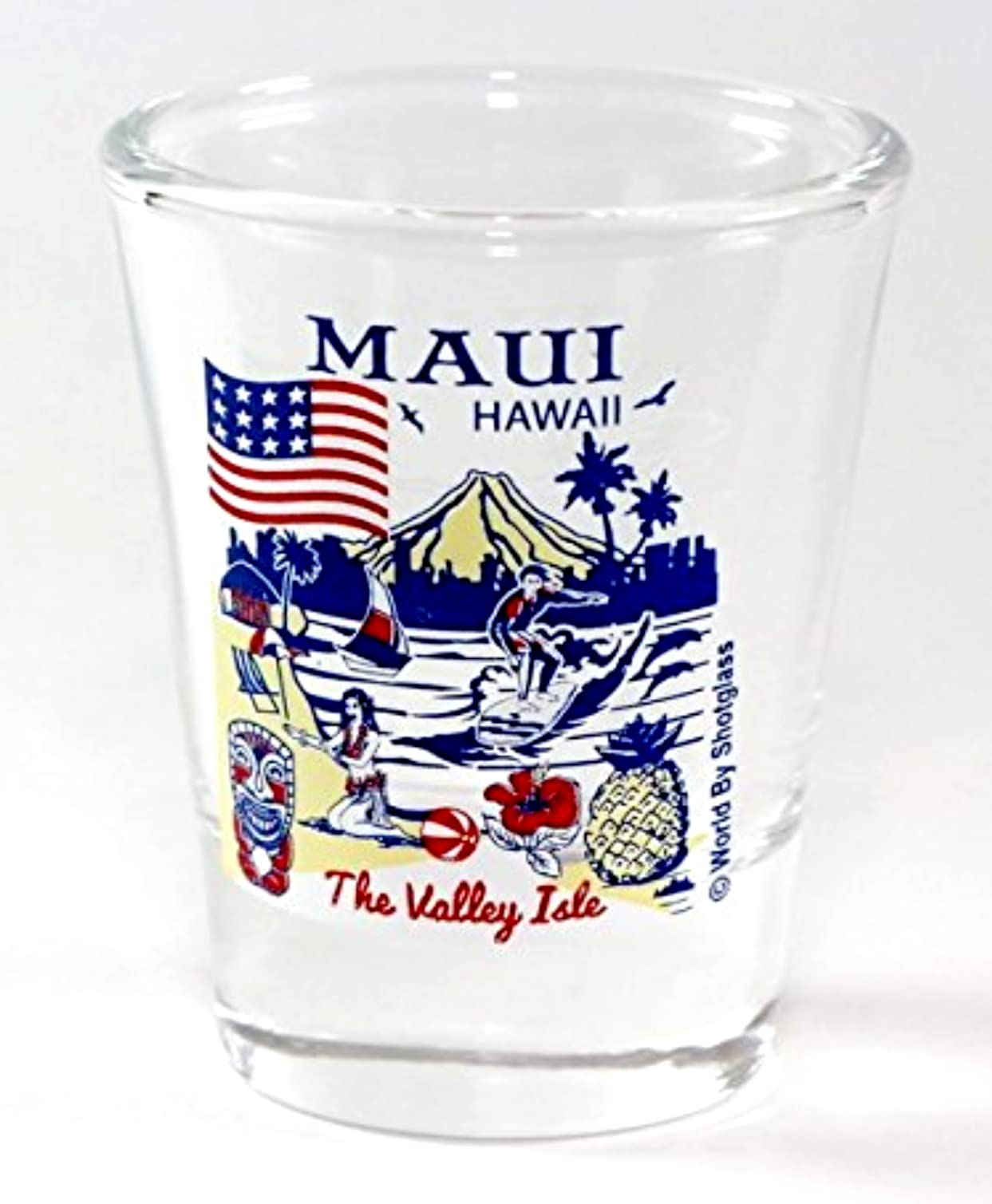 Hawaii Maui Shot Glass - Great American Cities Collection - Perfect for Parties, Travel Souvenirs & Barware Gifts