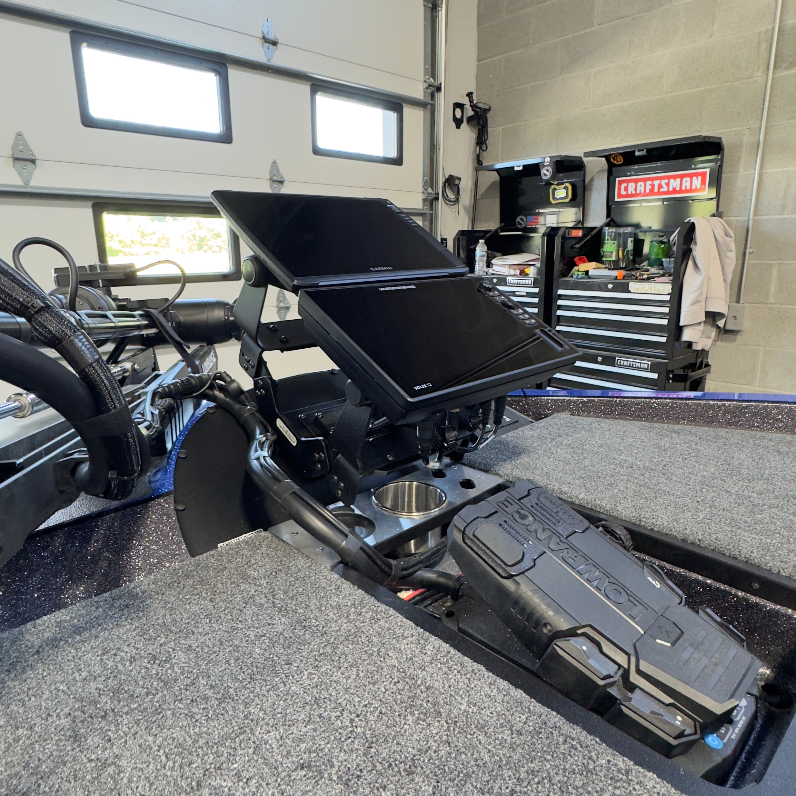 H.O.E. Dual Bow Mount System for Caymas CX20/CX21 (2019-2024) - Perfect for Fishing & Boat Accessories Upgrade