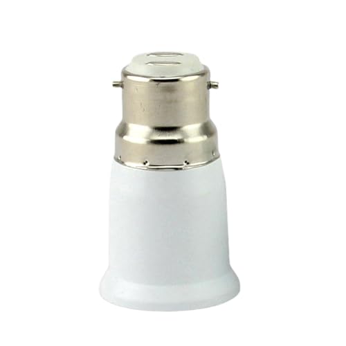 E27 Thread to B22 Bayonet (White)