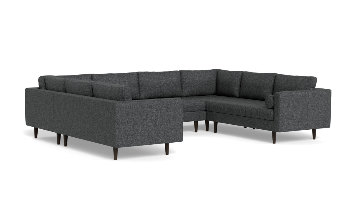 Ladybird 134 U-Shaped Sectional Sofa - Modern L-Shaped Couch for Living Room, Family Room & Home Theater - Soft Fabric, Comfortable Seating for Relaxing & Entertaining