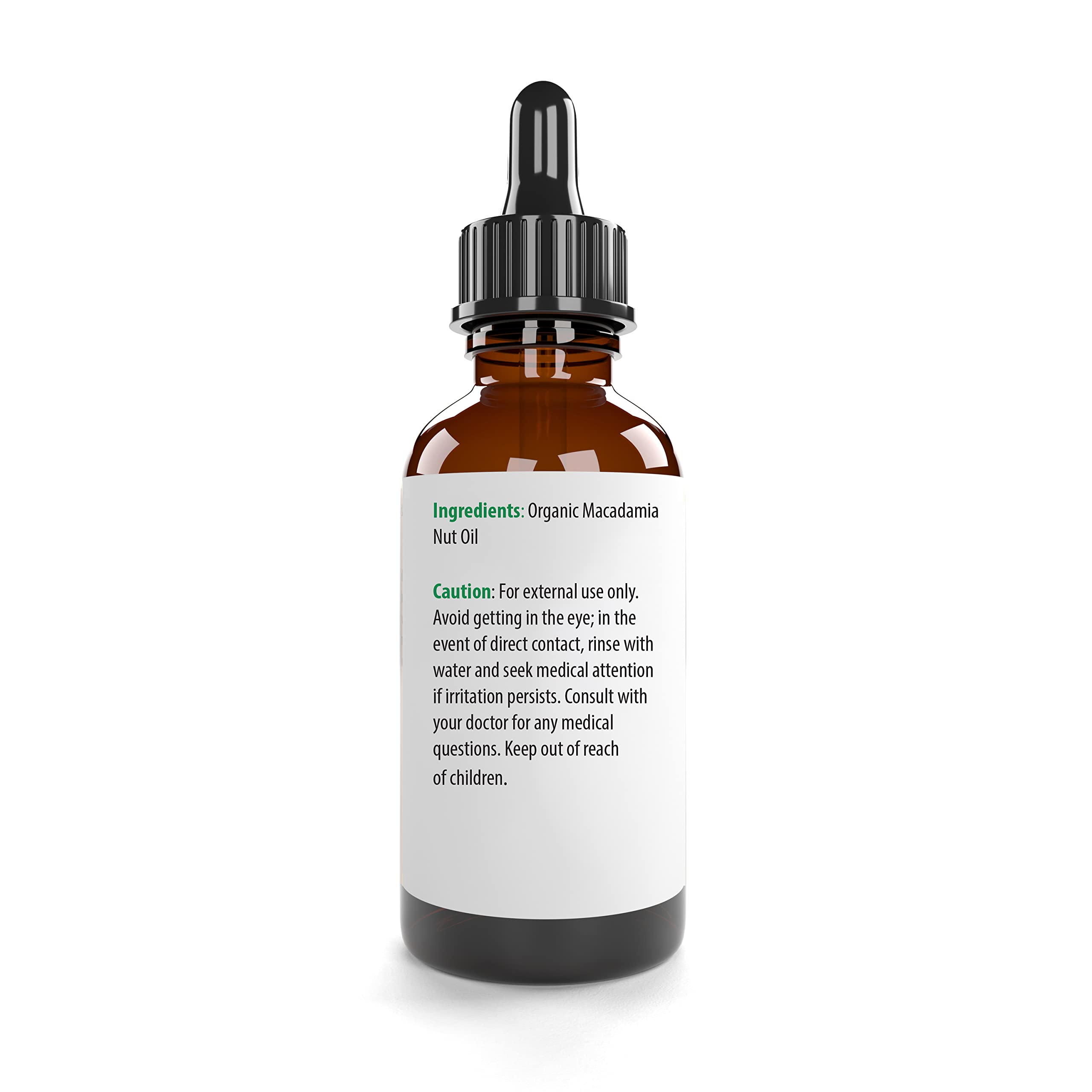 100% Pure Organic Macadamia Nut Oil - Cold-Pressed, Unrefined for Face, Skin, Hair & Nails Care | Natural Moisturizer to Reduce Breakage & Even Skin Tone | Perfect for Dry Skin Treatment, Lip Care & Therapeutic Massage | Great for Daily Beauty Routine & Spa Treatments