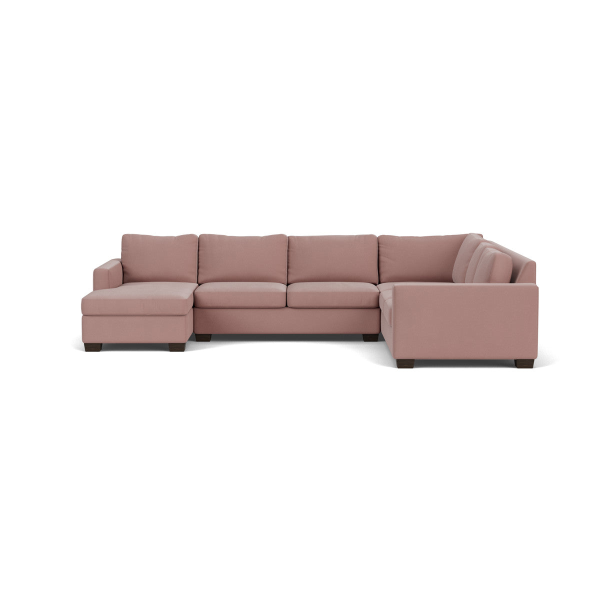 Track 141 Corner Sectional Sofa with Full Sleeper & Left Chaise - Modern L-Shaped Couch for Small Spaces, Living Room, Apartment & Home Theater Comfort