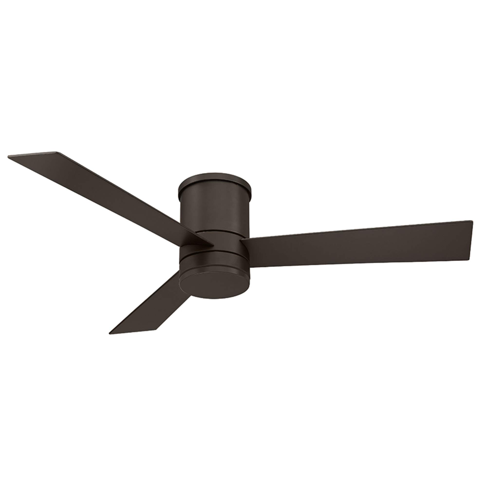 52in Bronze Axis Smart Indoor/Outdoor 3-Blade Flush Mount Ceiling Fan with 3500K LED Light Kit, Remote Control, Alexa & Google Assistant Compatible, Perfect for Living Rooms, Bedrooms, and Patios