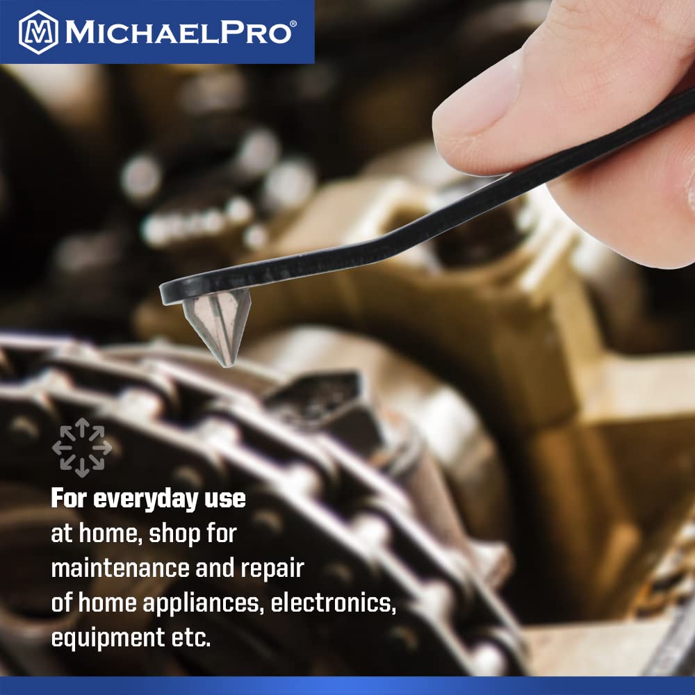 MichaelPro 5-Piece Ultra Low Profile Offset Screwdriver Set - Slim Angled Screwdrivers for Tight Spaces (Phillips/Slotted/Pozi) | MP002028 | Perfect for Electronics Repair, Automotive Work & DIY Projects