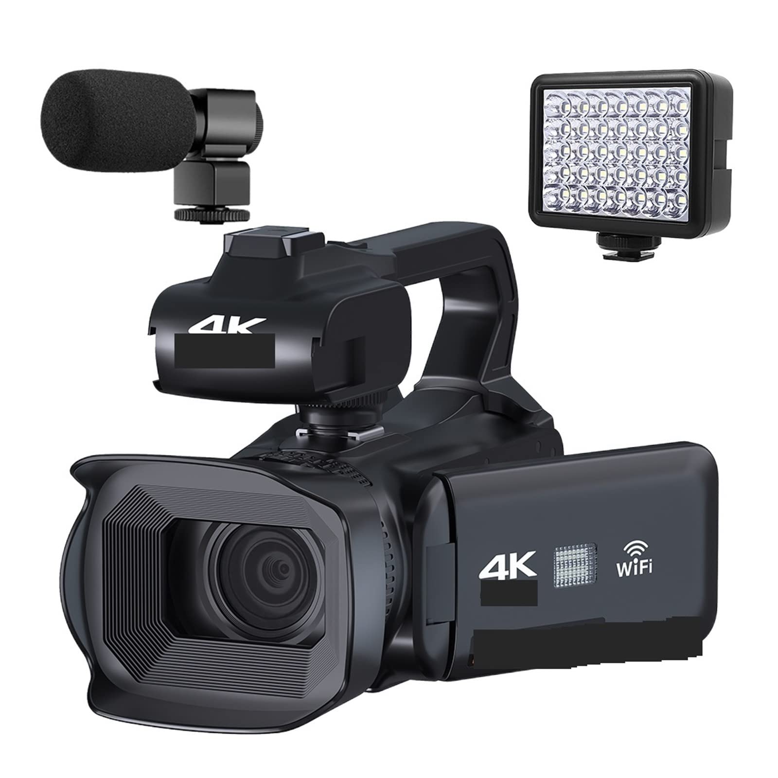 BODORME 4K Ultra HD 64MP Video Camera with 18X Zoom, 4.0