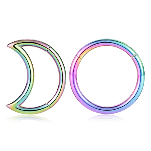 Style3:Rainbow with Moon Shape