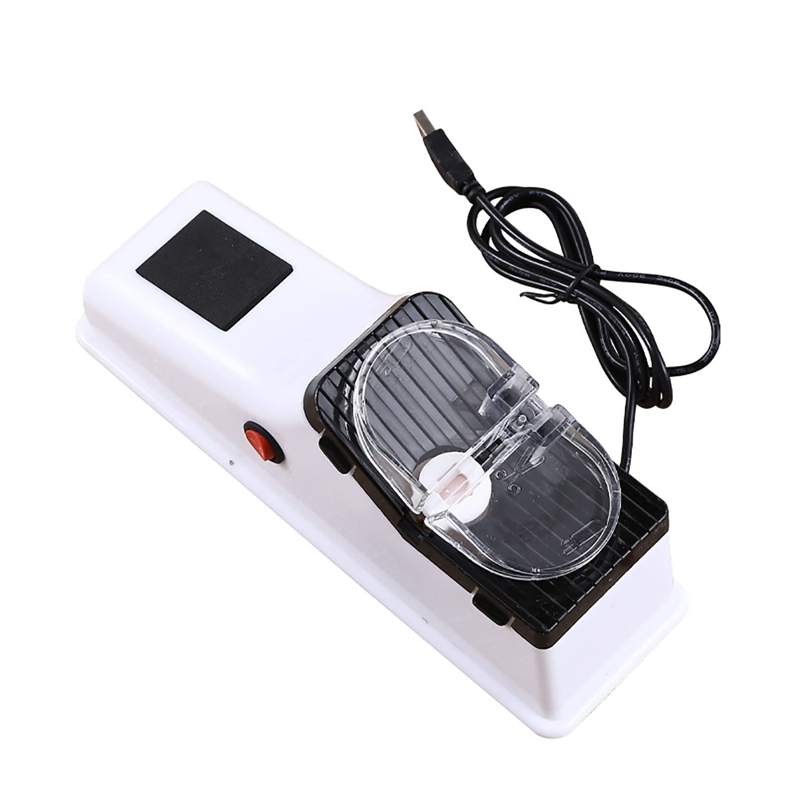 LASIS Electric Knife Sharpener - USB Powered Double-Sided Kitchen Knife Sharpening Tool with Fine Grinding Technology | Portable & Fast for Home, Camping, Travel & Outdoor Cooking