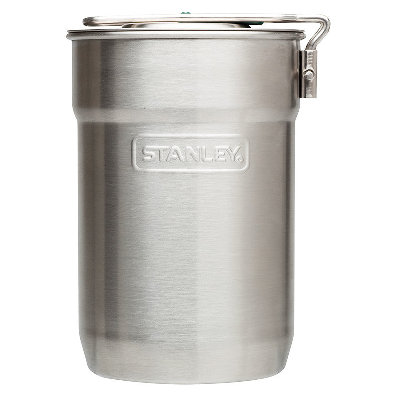 Stanley Adventure Camp Cook Set 0.7L - Lightweight Stainless Steel Pot with Lid for Backpacking, Hiking & Outdoor Cooking | Perfect for Camping, Picnics & Survival Gear