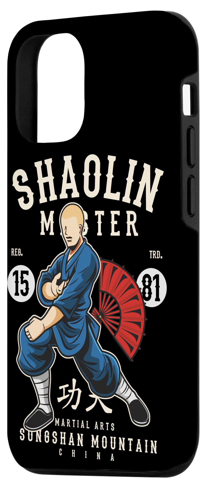 iPhone 12/12 Pro Kung Fu Martial Arts Phone Case - Shaolin Temple Inspired Design - Perfect Gift for Martial Arts Lovers & Travel Enthusiasts (Fits Daily Use, Gym, Training & Travel)
