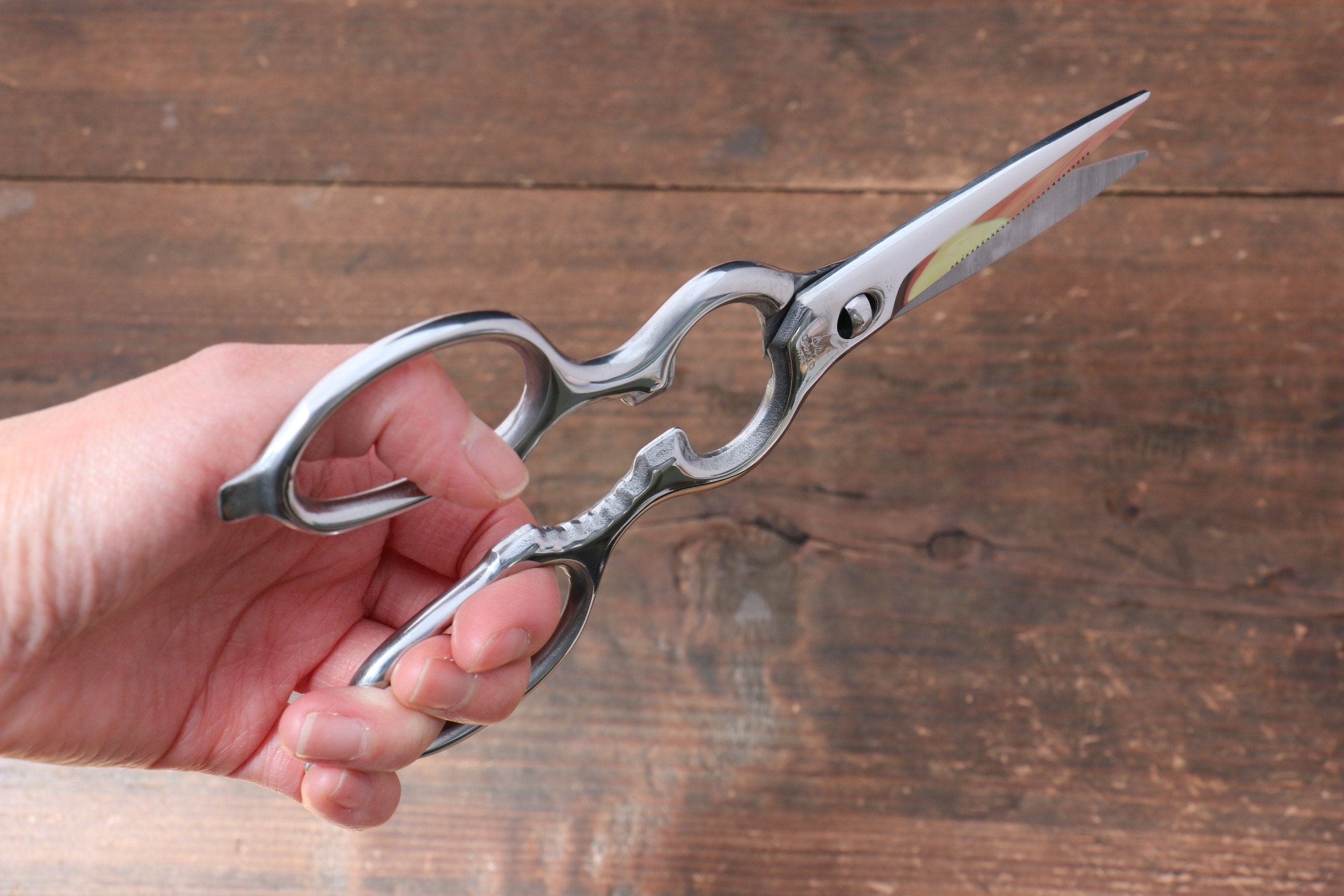 Premium MT INOX Stainless Steel Scissors - Heavy Duty Kitchen Shears for Cutting Meat, Poultry, Herbs & More - Ideal for Cooking, Crafting & Household Use