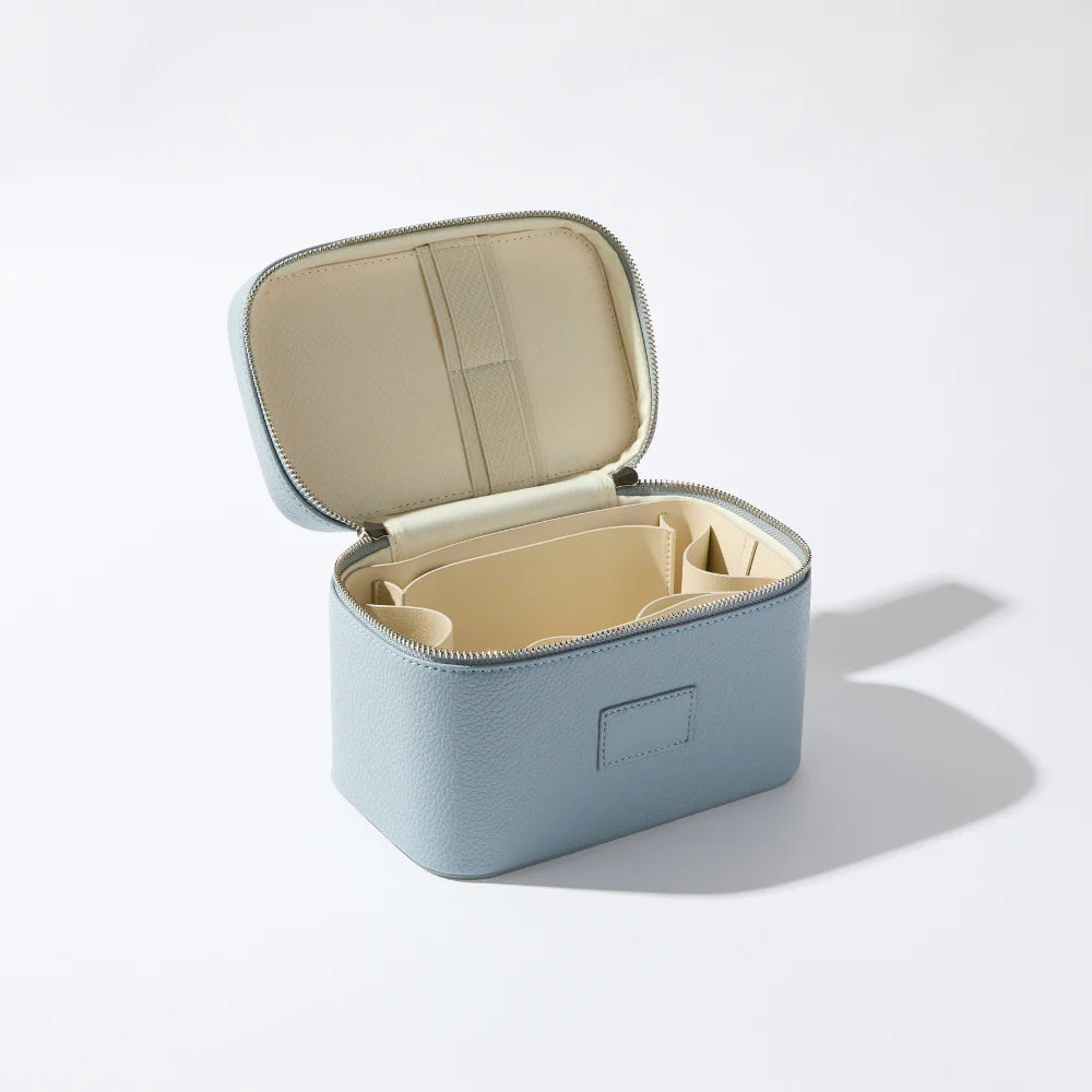 Portable Mini Vanity Case with Mirror - Compact Travel Makeup Organizer for Women | Perfect for Home, Travel, and On-the-Go Touch Ups