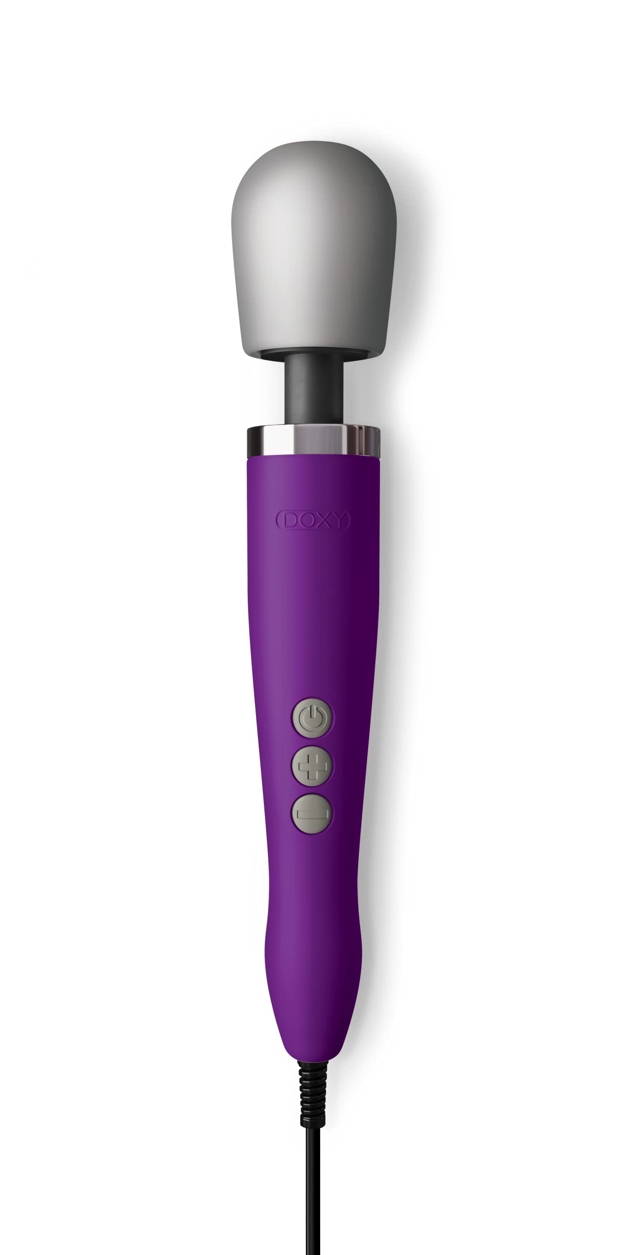 Doxy Original Wand Vibrator for Women - Powerful Rechargeable Massager with 3 Speeds, Premium Adult Sex Toy for Deep Relaxation & Intimate Pleasure - Perfect for Couples Play & Solo Sensual Exploration