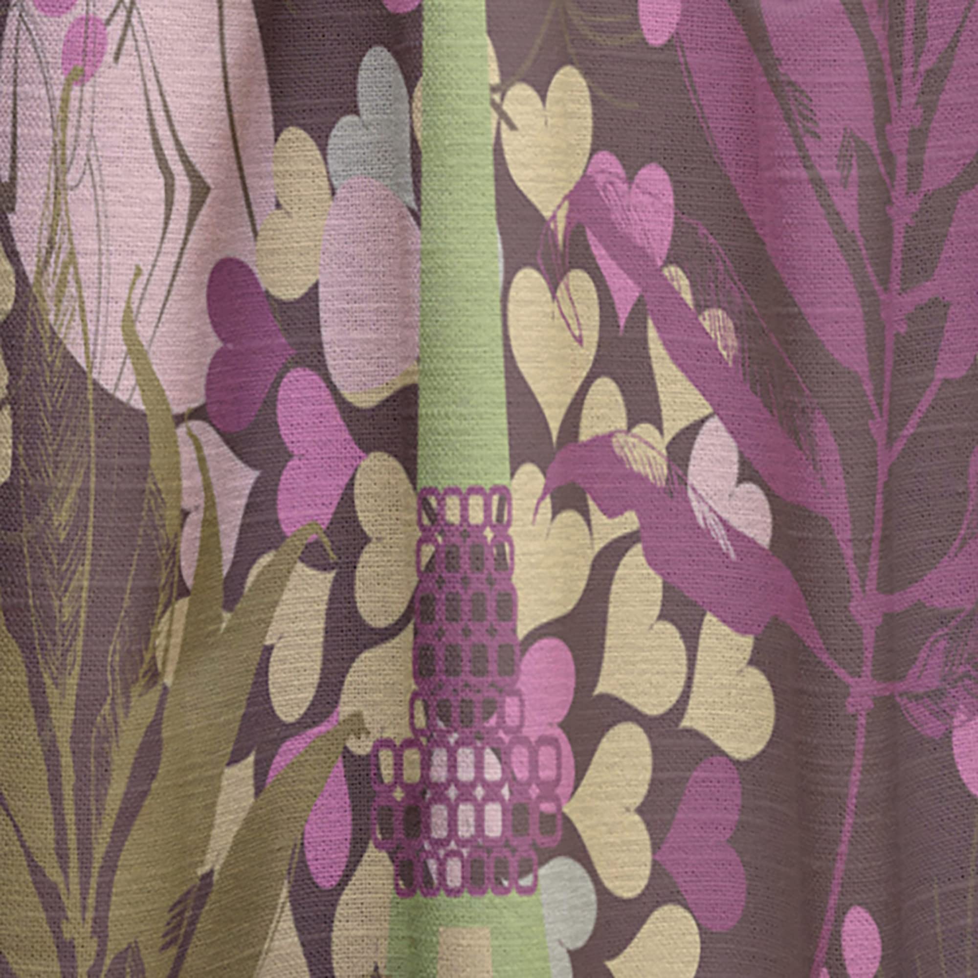 DesignQ Retro Paris Eiffel Tower & Roses Heart Print Thermal Insulated Curtain Panel - 52x90 Inches - Elegant Window Treatment for Bedroom & Living Room Decor | Perfect for French Theme Rooms & Romantic Home Atmosphere