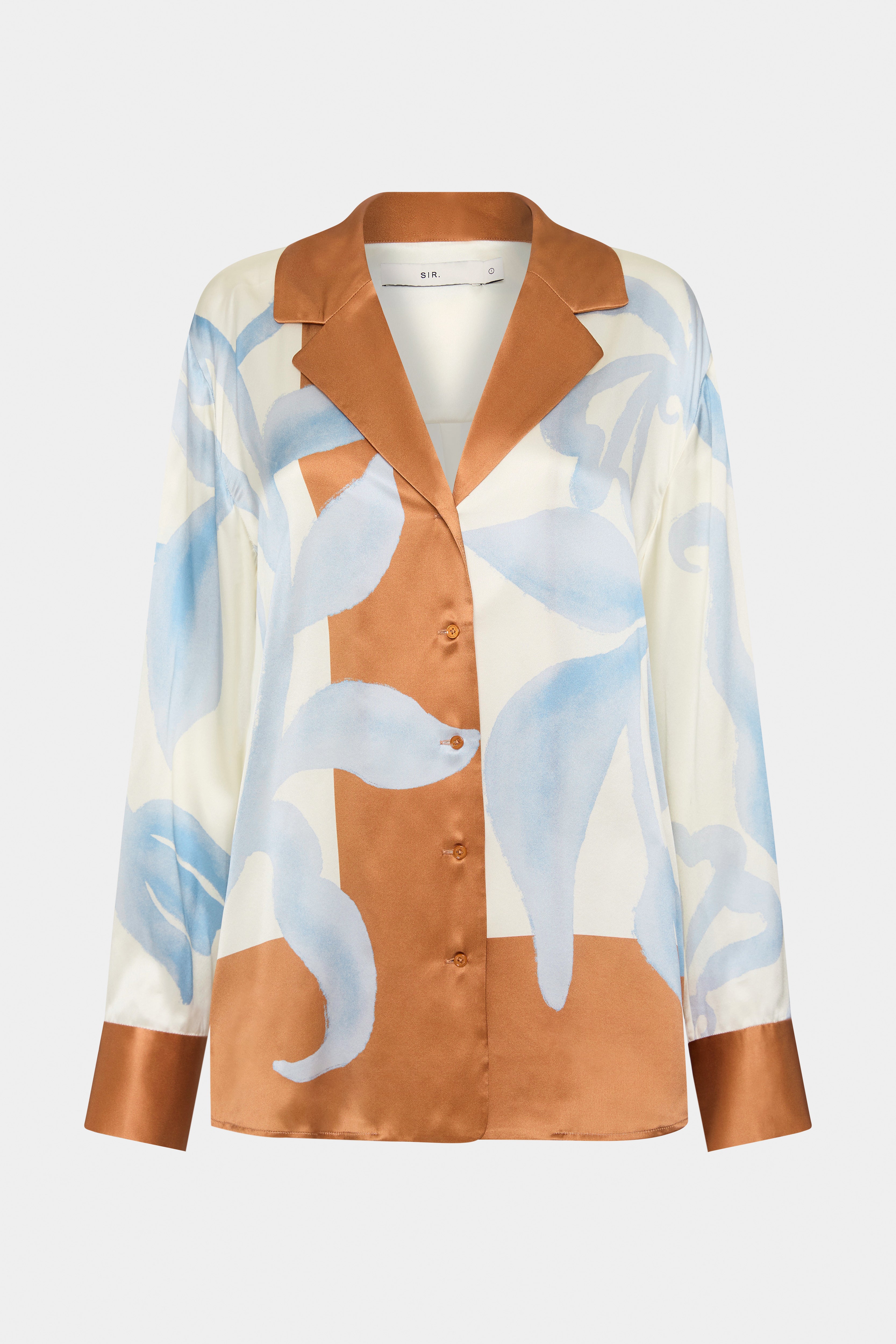 Sorrento Shirt with Sciarpa Print - Stylish Casual Button-Up for Men | Perfect for Office, Travel & Outdoor Activities