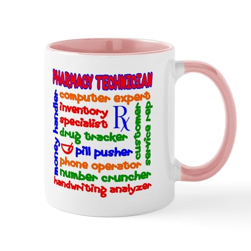 White/Pink Inside - Pharmacy Technician Mug