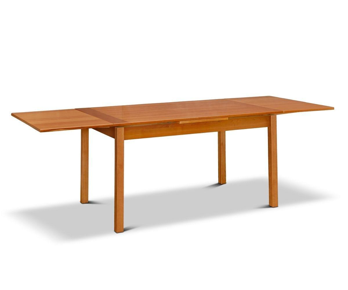 Dinex Alfa Extendable Dining Table - Modern Expandable Wooden Table for Small Spaces | Perfect for Apartments, Dining Rooms & Entertaining Guests
