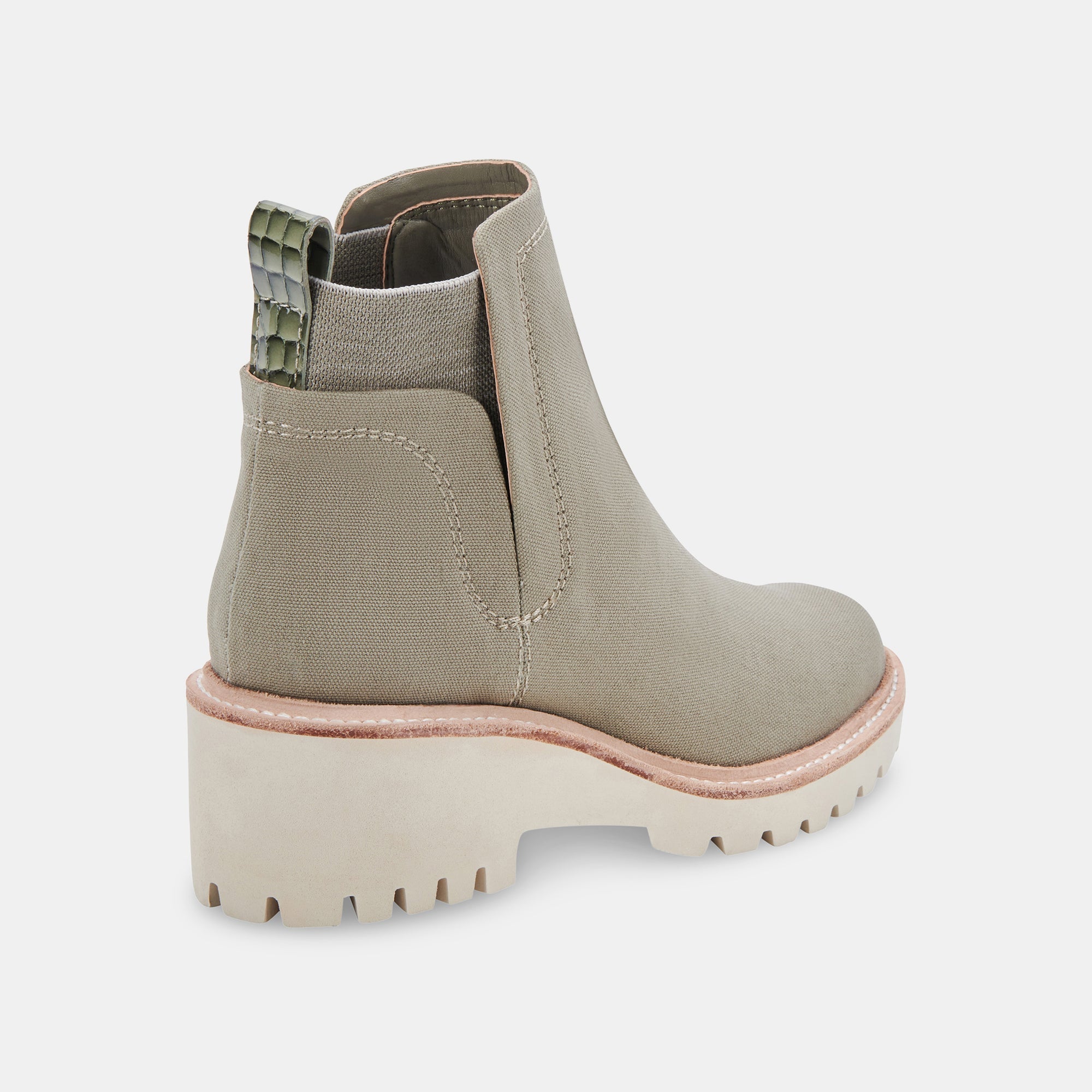 HUEY BOOTIES SAGE CANVAS - Comfortable Women's Slip-On Shoes for Casual Wear, Walking & Outdoor Activities | re:vita