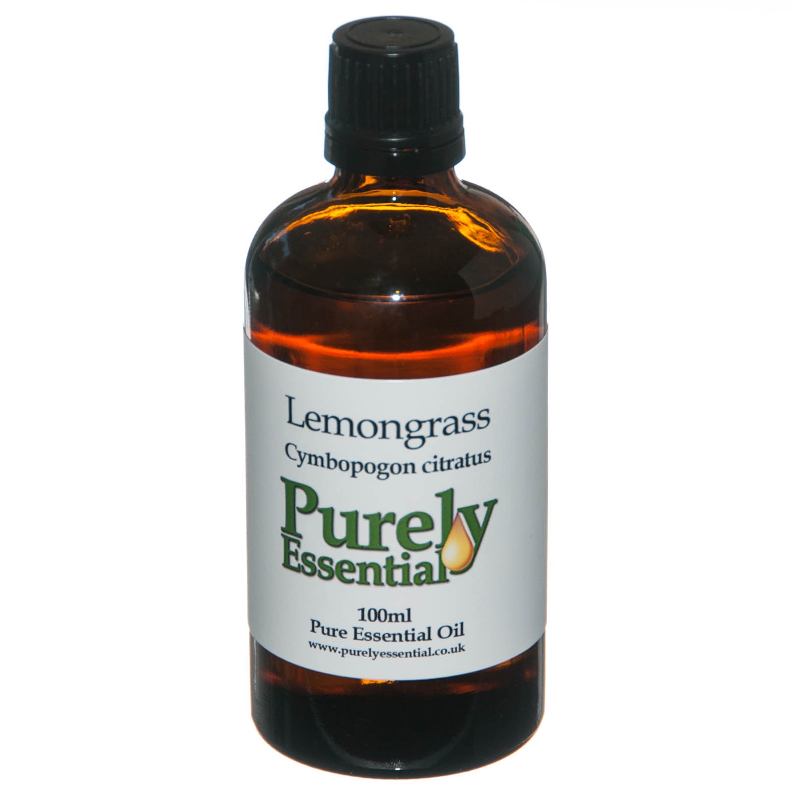 100% Pure Natural Lemongrass Essential Oil - 3.4 fl oz (100ml) for Aromatherapy, Massage & DIY Skincare | USDA Certified Organic, Therapeutic Grade