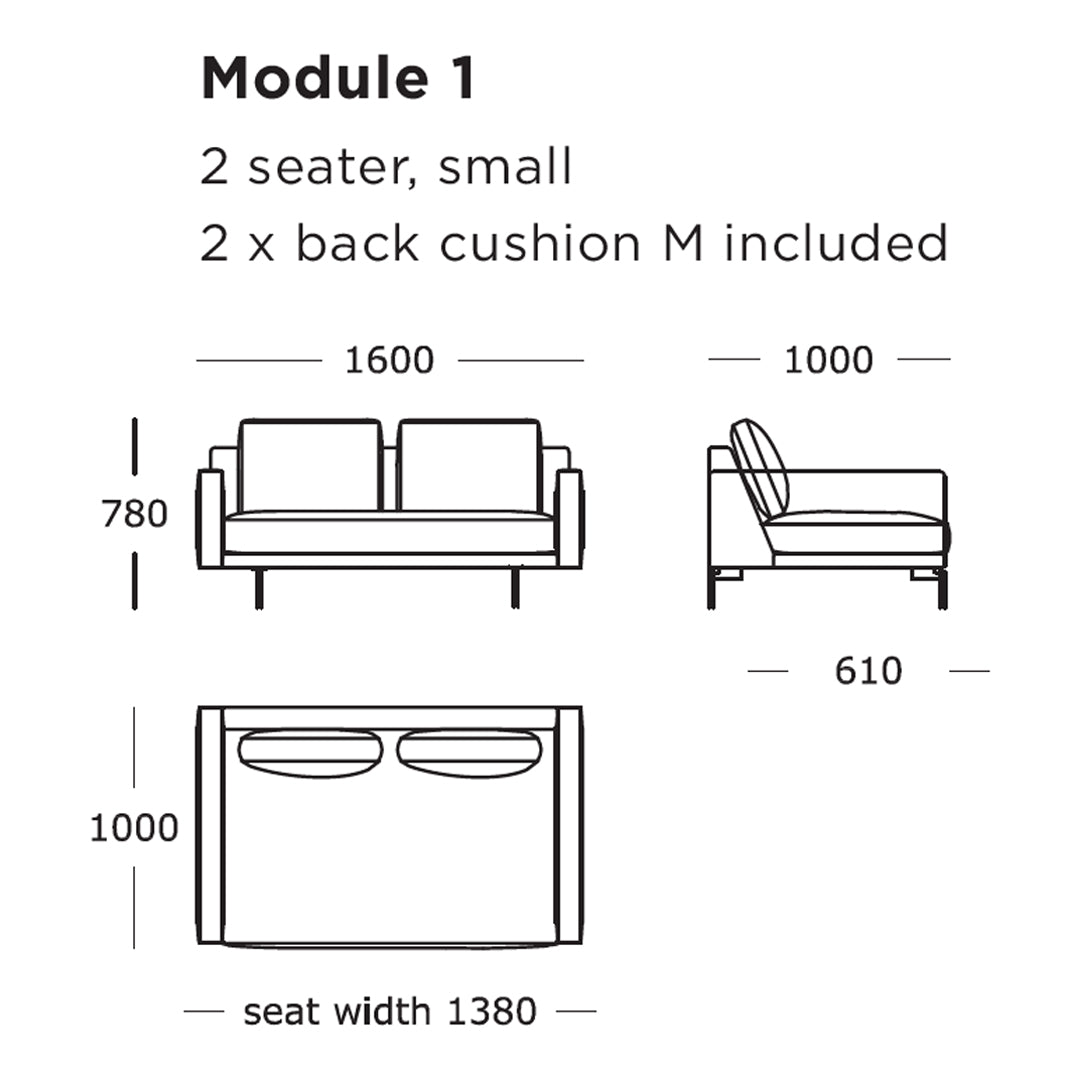 Edge V2 Modular Sofa Set - 8-Piece Customizable Sectional Couch for Living Room, Lounge & Office - Modern L-Shaped Sofa with Reversible Chaise & Ottoman