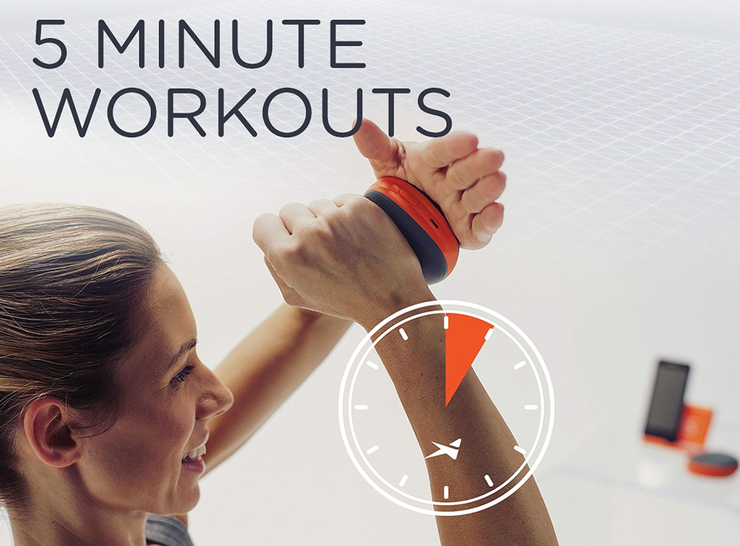 Activ5 Portable Isometric Exercise Device - Full-Body Strength Training Equipment with Free Coaching App - No Impact Muscle Activation for Home, Office & Travel Workouts