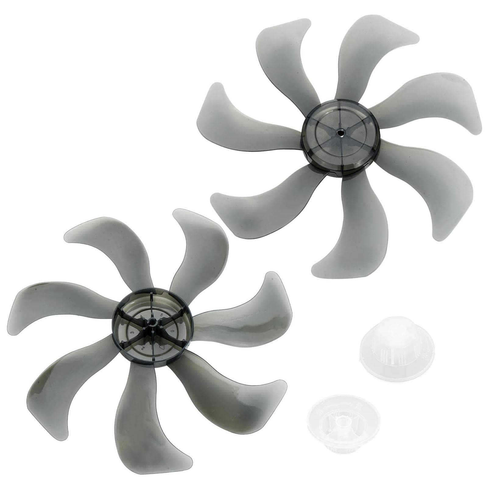 Aislor 14-Inch Replacement Fan Blade - Compatible with 16-Inch/400mm Pedestal & Table Fans - Durable Grey B Design for Home, Office & Outdoor Cooling