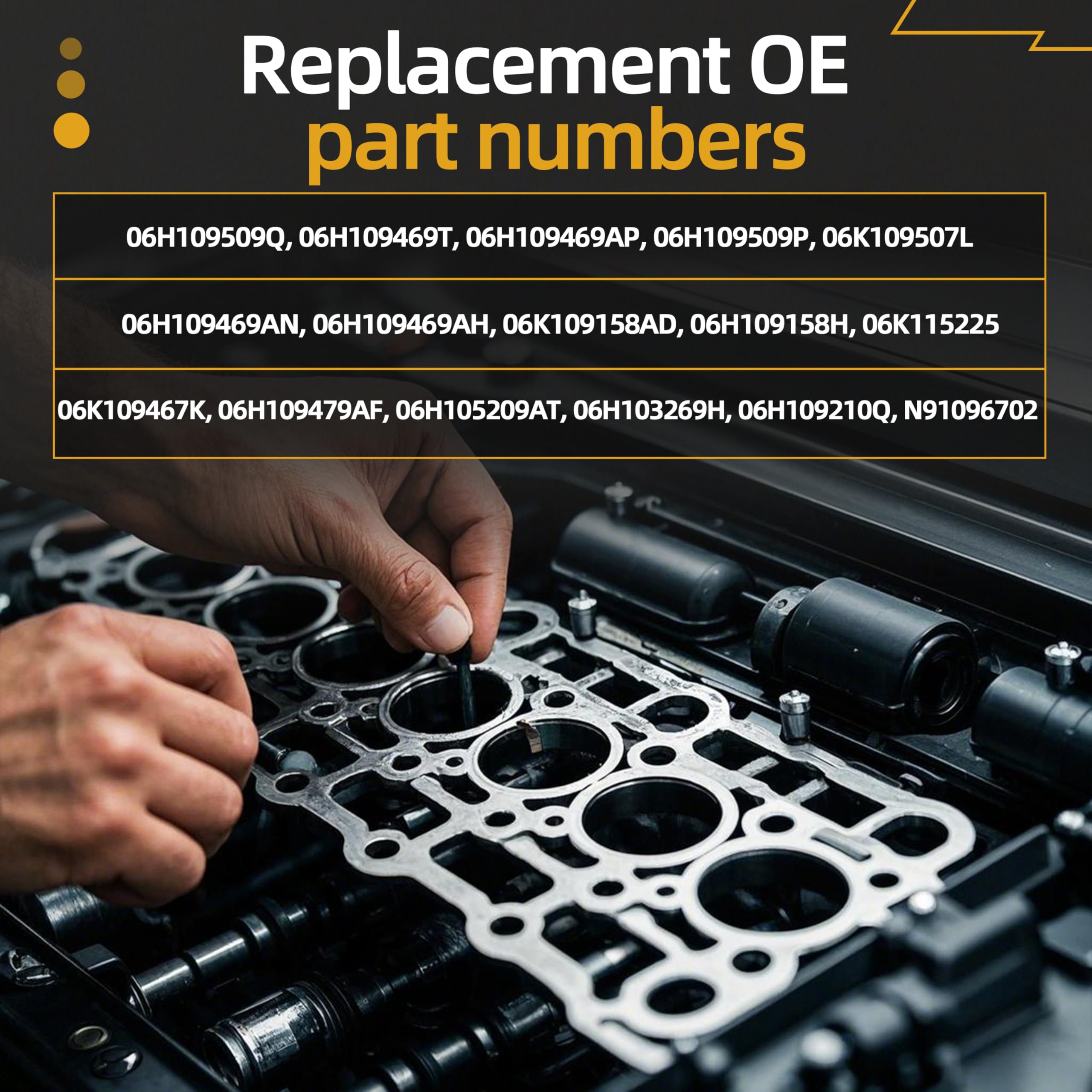 High-Quality EA888 Engine Timing Chain Kit with Cover, Tensioner & Guide Rails - Compatible with Audi A4 A6 Q5 TT & VW Tiguan Passat Jetta GTI Beetle 1.8T 2.0T (2006-2017) - Perfect for Engine Repair & Performance Upgrades