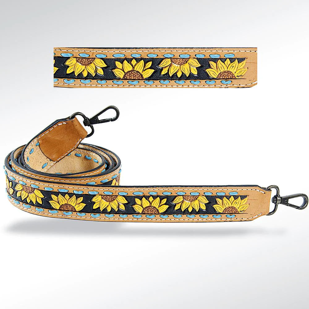 American Darling Sunflower Purse Strap - Adjustable Crossbody Shoulder Bag Strap for Women, Fashion Floral Handbag Accessory - Perfect for Daily Use, Shopping, and Outdoor Activities