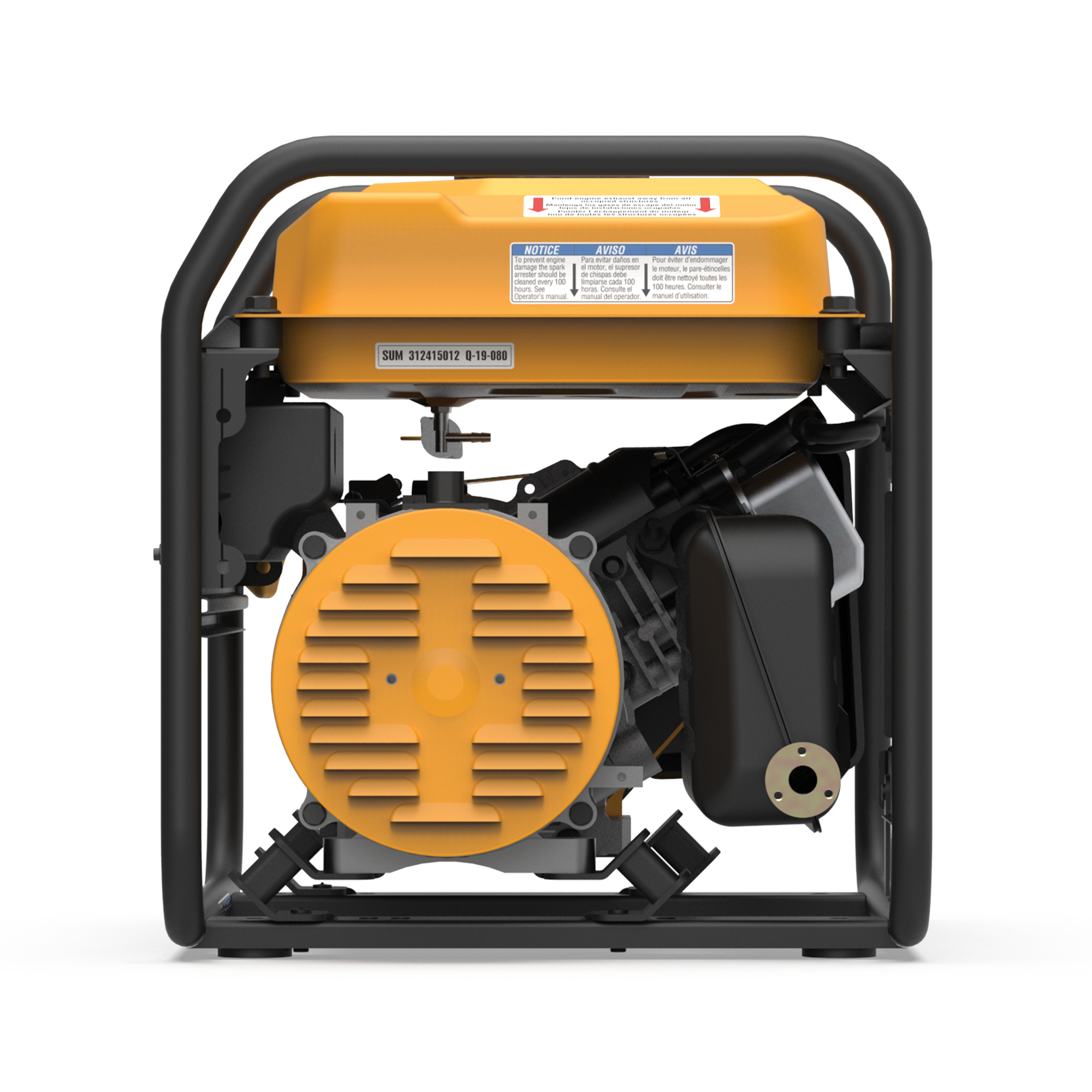 1500W Portable Gas Generator with Recoil Start - Reliable Power for Camping, Emergencies & Outdoor Activities