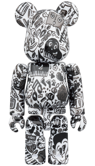 MEDICOM TOY BE@RBRICK Chocomoo 100% & 400% Bearbrick Collectible Figure - Perfect for Anime Fans, Home Decor & Gift Giving