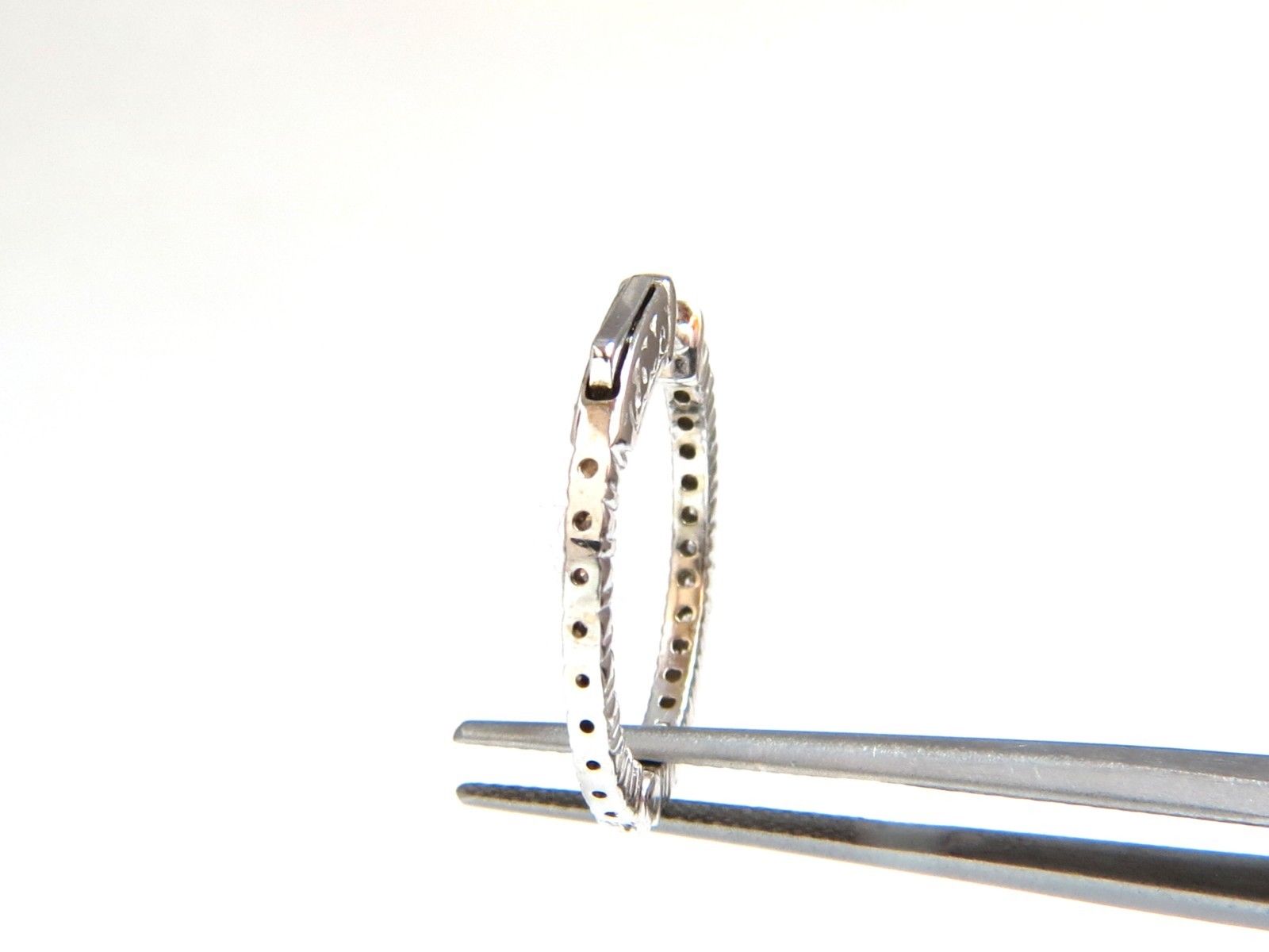 0.86ct Natural Round Brilliant Cut Diamond Hoop Earrings in 14K Gold (G/VS) - Perfect for Weddings, Parties & Everyday Elegance
