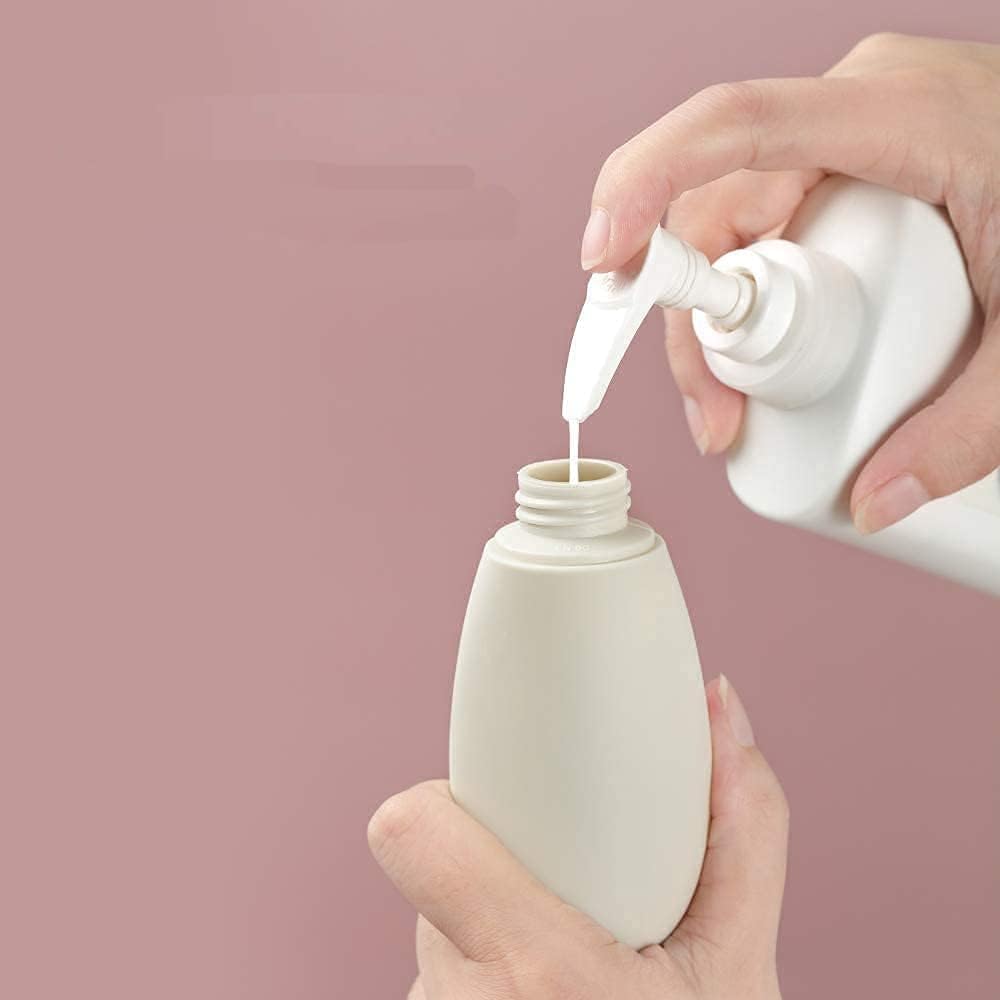 Keskriva 3-Piece 60ML Travel Bottles Set - Leak Proof Refillable Silicone Squeeze Containers for Shampoo, Lotion & Toiletries | Perfect for Business Trips, Vacations & Gym Essentials (TSA Approved)
